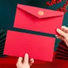 2025 Ano Novo do Coelho Envelope Papel de Carta Escrito à Mão Envelope Vermelho Chinês Estilo Chinês Retrô Cartão de Cumprimentos Bênção Cartão de Festival da Primavera Venda por Atacado