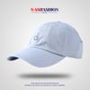 Gorra de Béisbol de Lona Suave Estilo Coreano con Letra Bordada para Mujer Primavera y Verano para Exteriores Parasol Ala Ancha Rostro Llamativo