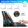 Funda Protectora con Teclado Bluetooth RGB Retroiluminado Desmontable para Samsung Tabs10Lite S11S9Fe Estuche de Cuero