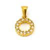 Joyería de Colgante con Alfabeto de 26 Letras de Moda Europea y Americana Transfronteriza con Incrustaciones de Circonita Blanca, Estilo de Nicho, Venta al por Mayor