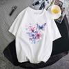 Atacado Transfronteiriço Borboleta Aquarela Tinta Branca Transferência de Calor Roupas Estampagem a Quente Adesivos Impressão Offset Lavável de Alta Elasticidade Padrões de Transferência de Calor
