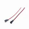 Conector de Cable de Terminal Sm2.54 Punto a Punto 2P Macho-Hembra Arnés de Cables Conector de Enchufe Aéreo Cable de Conexión LED Enchufe Negro