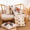 Homestay ins Style Tufted Pillowcase Nordic Geometric Sala de Estar Sofá Almofada Cintura Almofada Rainbow Tassel Quarto Almofada