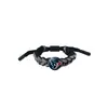 Pulseira Naruto Sharingan Unissex Trançada Acessórios Periféricos de Anime Estilo Casal Pingente Substituível