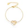 Oumika Pulsera MAMMA Amor Letra Ultra Flash Zircón Hecho a Mano Incrustado Temperamento Nicho Joyería Nueva Europea y Americana