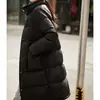 Jaqueta de alta qualidade com 90% de penugem de ganso branco, jaqueta de plumas feminina para o inverno, design de comprimento médio para outono e inverno de 2026