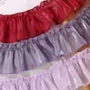 2025 nuevo cortina nacarada plisada de encaje adorno de volantes francés tira decorativa lateral accesorios