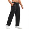 2025 Europeo y Americano Amazon Nuevo Pantalones Deportivos Casuales Cómodos Gruesos para Hombre con Bolsillos Pantalones Rectos de Pierna Ancha para Hombre en Stock