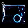Bolsa de mano transparente de PVC bolsa de regalo mano plástico impermeable lunares bolsa de embalaje para regalo logotipo color caramelo