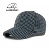 Chapéus Transfronteiriços para Homens e Mulheres, Bonés de Baseball Xadrez para Outono e Inverno, Chapéus de Proteção Solar para Exterior com Aba Rígida, Bonés com Aba Versáteis, Modernos