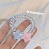 Suave adorável pulseira de cinco pontas estrela linha telefônica pequeno elástico para enviar namoradas para enviar namorado corda cabeça dupla finalidade feminina bonito coração de menina