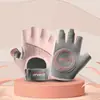 Luvas de Seda Gelada de Meio Dedo para Mulheres, Finas, Respiráveis, Antiderrapantes, para Esportes ao Ar Livre, Ciclismo, Halteres, Yoga Fitness, Anti-Calos