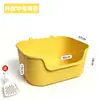 Bandeja para Gatos Extra Grande, Bandeja para Arena de Gato Ultra Gruesa, Antisalpicaduras, Elevada, Bandeja para Arena de Gato Extra Grande para Maine Coon, Bandeja para Gatos Abierta