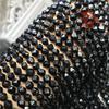 Wanya Ónix Negro Cristal Semiterminado Facetado Faceta DIY Accesorios de Joyería Fabricantes