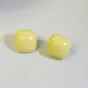 Joyería de Estilo Europeo y Americano, Pendientes Cuadrados Geométricos de Color Sólido Simples, Pendientes Versátiles de Colores Caramelo de Moda, Accesorios para Orejas de Cubo de Azúcar