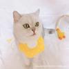 Diretamente do Fabricante: Babadores Toalha para Saliva de Pet, Lenços de Pescoço Anti-Sujeira para Gatos e Cachorros, em Estoque, Estilo Gatinho Fofo da Moda