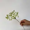 Mini Gipsofila de Simulação Decoração de Casamento Estilo Ins Buquê de Flores de Mão Cola Macia Feltro à Mão Flor de Simulação Flor Artificial Atacado
