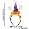 Diadema Divertida de Dibujos Animados para Halloween Accesorios para el Cabello Decoraciones para Fiesta Temática del Festival de Fantasmas Diadema de Murciélago Araña Hebilla para la Cabeza