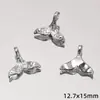 Liga de Prata Antiga Estilo Retro Novo Chinês Pingente Acessórios DIY Pingente de Chaveiro Borboleta Coração Pingente Colar Pulseira Joias