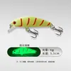 Conjunto de Iscas Minnow Vibratórias Afundantes 6,5g Minnow Afundante de Longo Arremesso Isca Dura Biônica