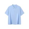 Camiseta Polo de Solapa de Color Puro de Manga Corta para Hombre, Moderna, Diaria, Casual, Deportiva, Verano, Tendencia, Algodón, Hombro Descubierto, Manga Corta, Color Puro