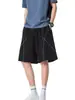 Pantalones Cortos Deportivos de Cintura Elástica Estilo Hasselblad para Hombres y Mujeres, Shorts Ligeros de Cinco Puntos para Exteriores de Verano, Pantalones Retro Casuales Rectos de Largo Medio