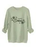 Amazon eBay loja independente moda casual feminina eu cheiro neve floco de neve moletom quente espesso para exportação