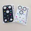Adecuado para Película de Lente HD Antiexplosión para Apple 17P/17PM/18P/18PM Película de Lente de Diamante Integrada Color Metal