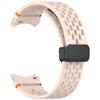 Para Samsung Galaxy Watch7 Fivela Dobrável Pulseira FE Car Line Silicone Pulseira 4567 Furo Universal