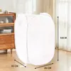 Cesto de Roupa Suja, Cesto de Roupa de Malha Dobrável de Grande Capacidade, Cesto de Armazenamento para Banheiro, Item Quente de Venda Transfronteiriça
