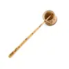 Cuchara de agua de bambú natural hecha a mano en Japón Cucharón de agua Cuchara de agua de bambú Cuchara para vino Bambú con mango largo Accesorios para ceremonia del té Cuchara de té Juego de té