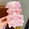 2026 Pinzas para el Cabello de Niña con Lazo Accesorios de Flor Dulce para el Cabello de Bebé Pasadores de Princesa para Niñas Clip de Nuevo Estilo Adornos para el Cabello