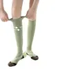 Calcetines Transpirables Absorbentes de Sudor para Primavera, Calcetines de Compresión Deportivos Profesionales para Mujer, Calcetines de Fitness Yoga Adelgazantes de Presión, Calcetines Largos para Saltar la Cuerda