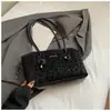 Bolso Retro de Gran Capacidad para el Trayecto 2025 Nuevo Estilo Moda Estampado de Leopardo Bolso de Hombro para Mujer Estilo Bolso de Mano