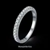 Anel S925 Prata Esterlina Sete Princesas, Venda Quente Transfronteiriça, Luxo Leve, Moda de Alto Padrão, Anel Sete Estrelas de Moissanita para Mulheres, Empilhável