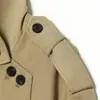 Casaco Trench Coat Feminino de Cor Sólida Slim Fit Comprimento Médio com Cinto Novo Primavera 2026 AliExpress Transfronteiriço 0644566