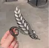 Grampo de Cabelo de Trigo Acessórios de Cabelo Grampo de Cabelo Feminino Elegante Metal de Alta Qualidade Clipe de Tubarão Acessórios de Cabelo Novo Grampo de Cabelo