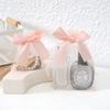 En stock bolsa de joyería de lazo al por mayor bolsa de malla transparente multicolor bolsa de almacenamiento de joyería de anillo bolsa de cordón cosmético