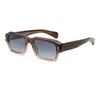 Gafas de Sol Cuadradas Europeas y Americanas Transfronterizas para Hombre, Gafas de Sol de Diseñador de Moda Retro de Gama Alta para Mujer, Gafas de Estilo Callejero, Gafas de Sol