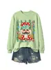 Amazon eBay estación independiente moda divertida versátil mujer nuevo cascanueces rama de pino bastón sudadera para exportación