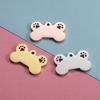 Venta caliente transfronteriza acero de titanio Colgante para mascota accesorios de joyería diy hueso de perro hueco colgante garra de perro colgante placa de perro