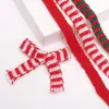 Cinta tejida festiva de Navidad transfronteriza, decoración festiva, cinta para envolver ramos de regalo hechos a mano, Año Nuevo, dos colores