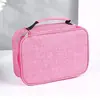 Bolsa de armazenamento portátil multifuncional de grande capacidade com 72 compartimentos para uso transfronteiriço, para estudantes e estudantes de arte armazenarem lápis de cor, pincéis e material de papelaria
