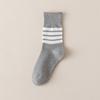 Calcetines con Pantalones de Tiburón Calcetines de Mujer Color Sólido Algodón Primavera y Otoño ins Estilo Coreano Japonés Medias Blancas y Negras Deportes Exterior
