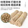 Palo de madera de cabeza plana, palo redondo de madera de abedul maciza, palo de madera natural para raspar crayones, palo de madera para pintura DIY infantil, palo redondo de madera
