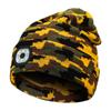 Iluminación para Ciclismo al Aire Libre Linterna Frontal Gorro Correr de Noche Pesca Nocturna Gorro de Punto Emisor de Luz LED Camping Impermeable Linterna Frontal para Correr de Noche