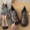 Mocasines Retro de Otoño para Mujer, Zapatos Mary Jane Nuevos, Moda Versátil Estilo Universitario 2026 Suela Gruesa