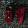 Sapatos Masculinos Estilo Campus Retrô Sapatos Plataforma Solado Macio Novos Sapatos de Solado Grosso Pão Sapatos Casuais para Casal
