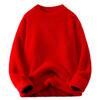 Suéter de Gola Redonda Masculino Outono e Inverno Adolescente Masculino Casaco de Suéter Masculino Moda Feminina Interno Suéter Básico Masculino
