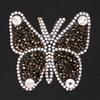 Jiao Ning Colagem Quente Figura Quente Figura Borboleta Resina Strass Adesivo de Tecido Strass Adesivo Transferência Térmica DIY Roupa Mala Sapatos Chapéu